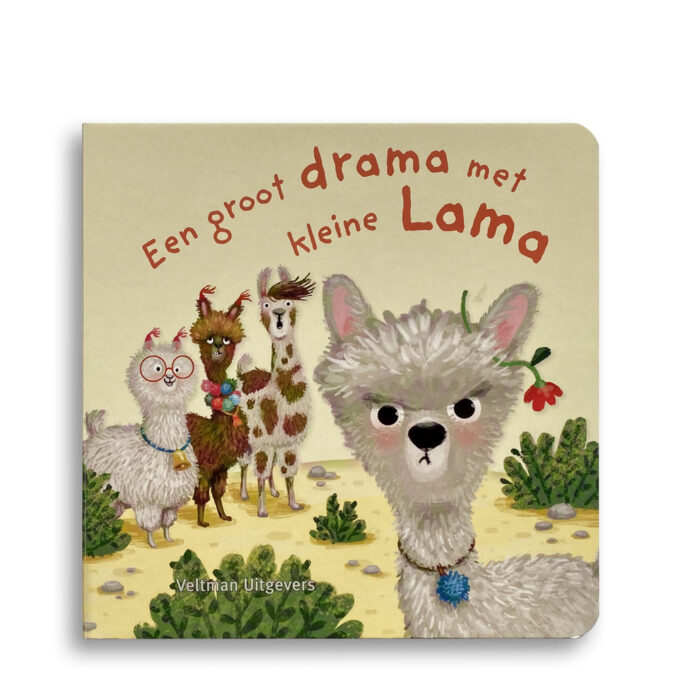 Cover kinderboek Een groot drama met kleine lama. EmotieBoeken.