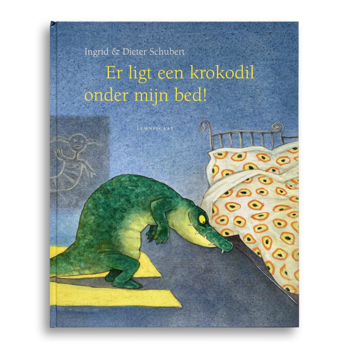 Cover kinderboek Er ligt een krokodil onder mijn bed. EmotieBoeken.