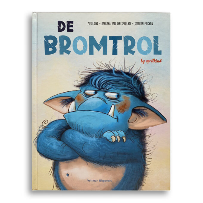 Cover kinderboek De Bromtrol. EmotieBoeken.