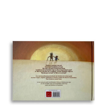 Korte beschrijving kinderboek Misschien is doodgaan wel hetzelfde als een vlinder worden. EmotieBoeken.