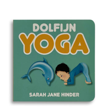 Cover kinderboek Dolfijn Yoga. EmotieBoeken.