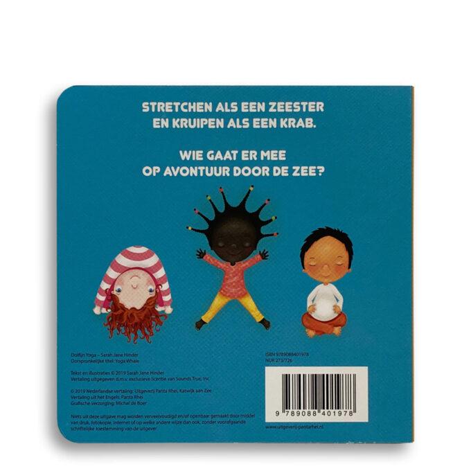 Korte beschrijving kinderboek Dolfijn Yoga. EmotieBoeken.