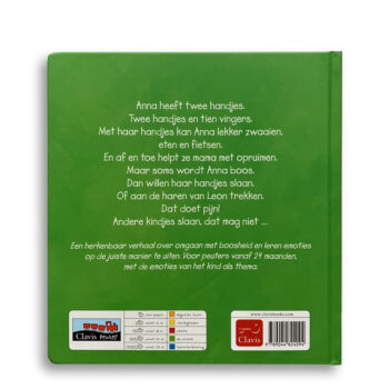 Korte beschrijving kinderboek Niet slaan, Anna. EmotieBoeken.