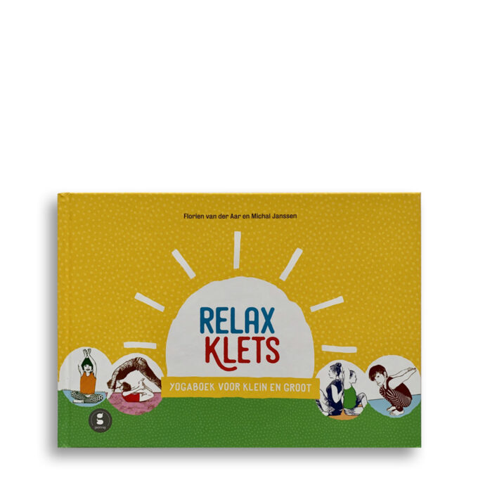 Cover kinderboek Relaxklets. EmotieBoeken.