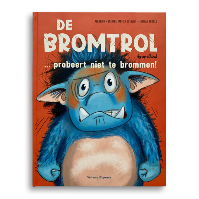 Cover kinderboek De Bromtrol... probeert niet te brommen Emotieboeken