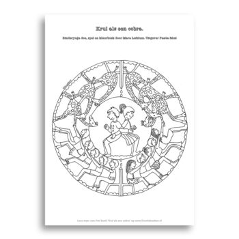Productfoto van gratis Kleurplaat - Krul als een Cobra - Mandala - Emotieboeken