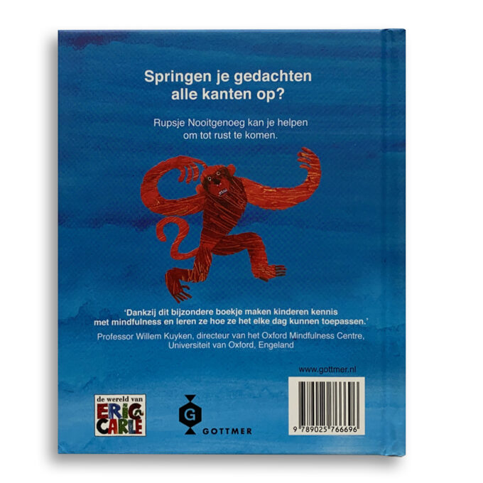 Korte beschrijving Kinderboek Rustig aan met Rupsje Nooitgenoeg Eric Carle Emotieboeken