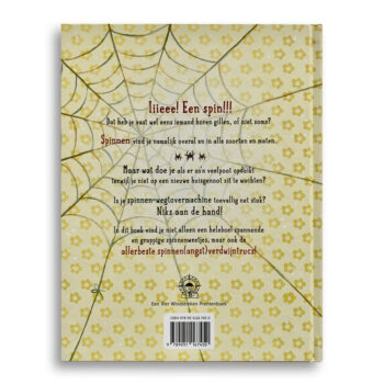 Korte beschrijving kinderboek Spinnen Alarm. Nooit meer bang voor spinnen. Emotieboeken