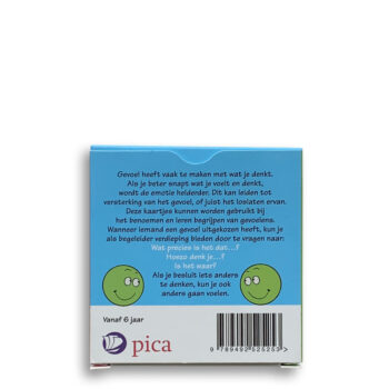 Korte beschrijving Kaartenset Wat voel je? Wat denk je? 55 emotiekaarten Emotieboeken