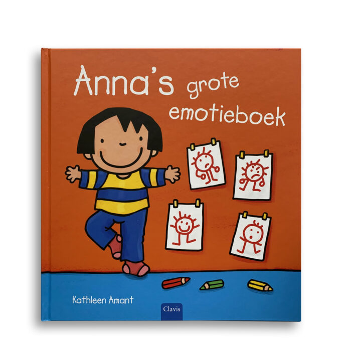 Cover van het kinderboek Anna's grote emotieboek gemaakt door Emotieboeken