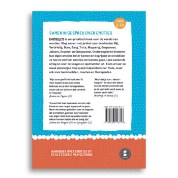 Korte beschrijving van het kinderboek Emotieklets Emotieboeken